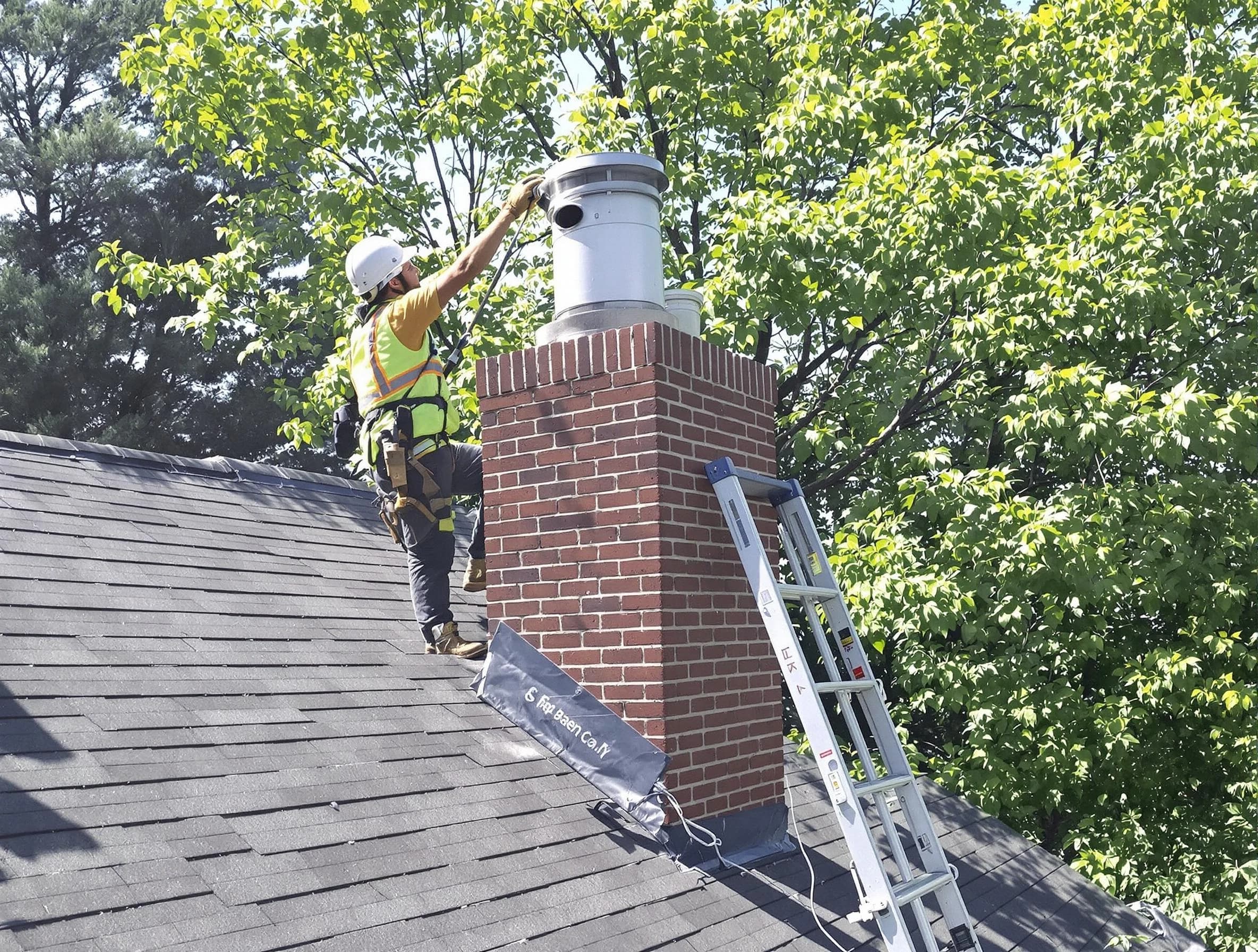Chimney liner inspection by Evans Chimney Sweep in Evans, CO