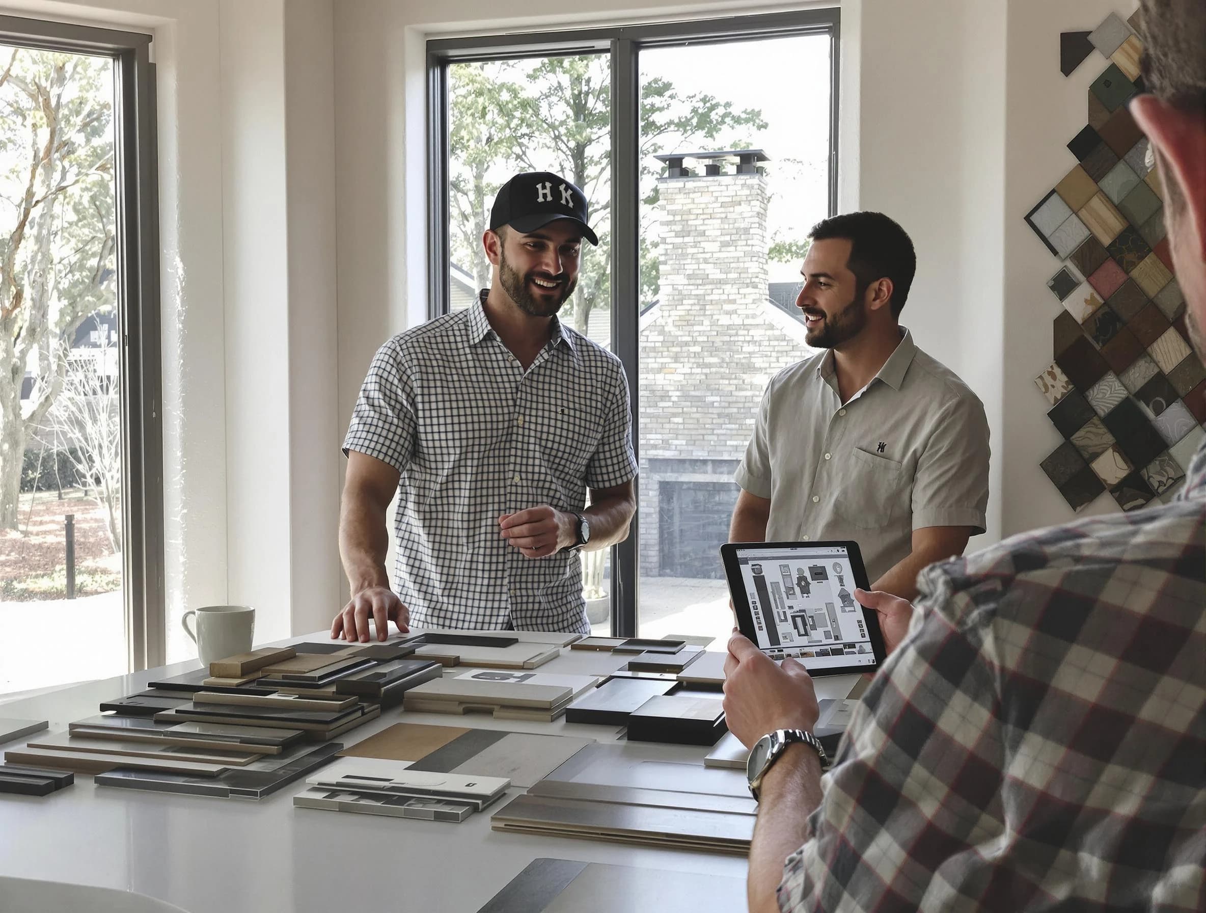 Evans Chimney Sweep remodeling a chimney and fireplace in Evans, CO
