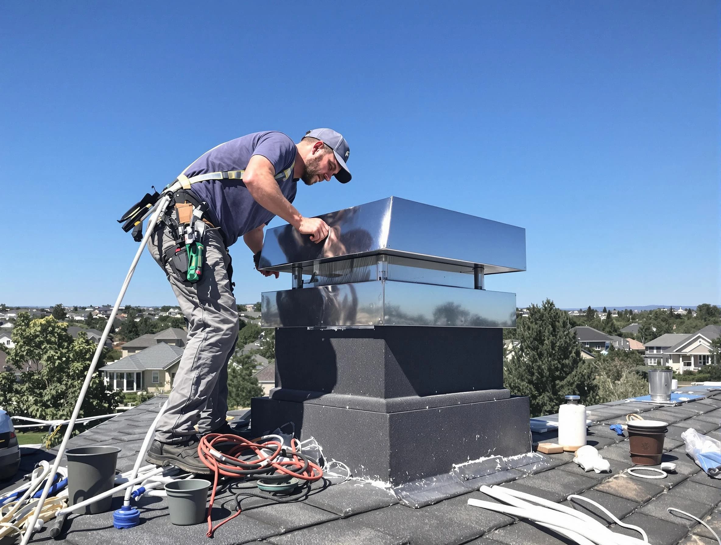 Chimney Cap Services service in Evans, CO