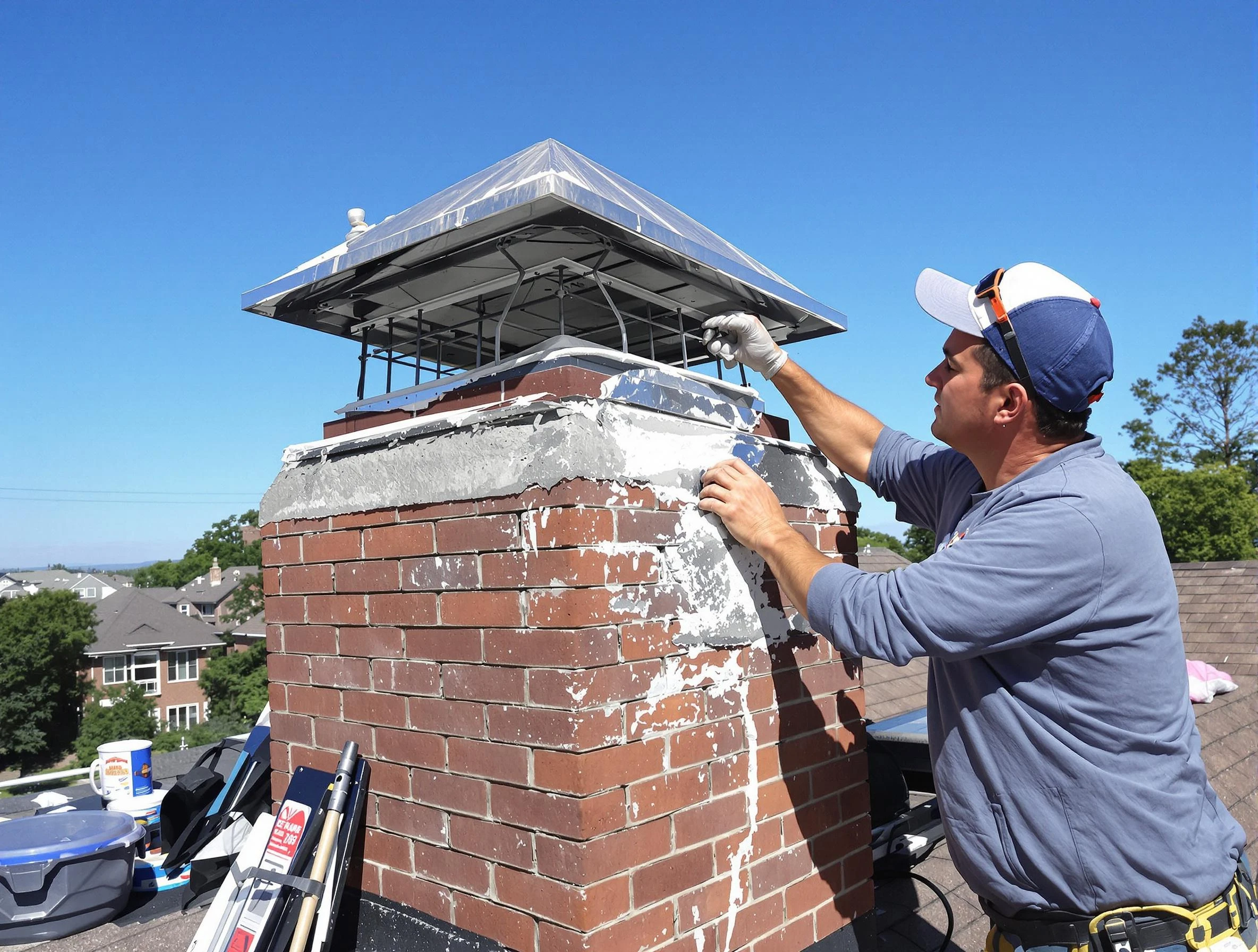 Chimney Crown Services in Evans