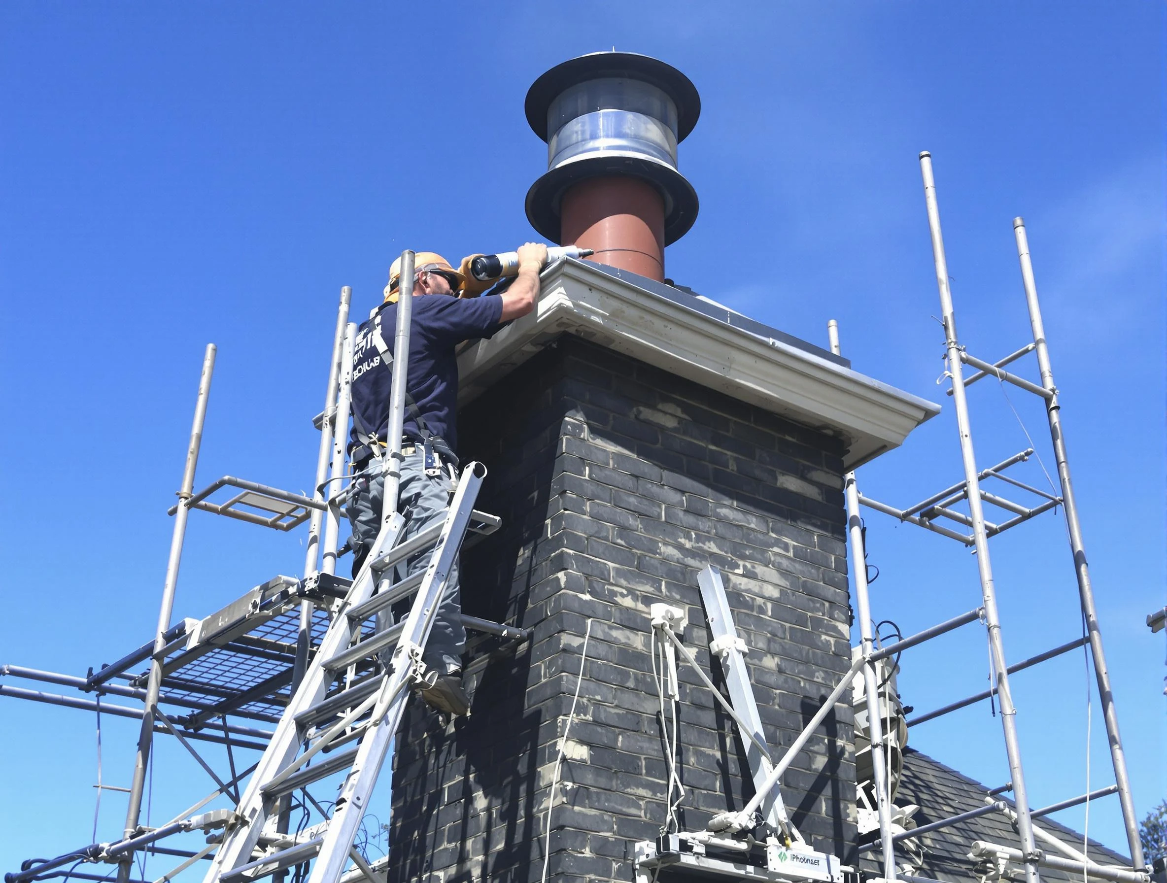 Sturdy chimney crown finished by Evans Chimney Sweep in Evans, CO